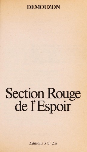Section Rouge de l'Espoir