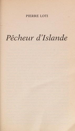 Pêcheur d'Islande